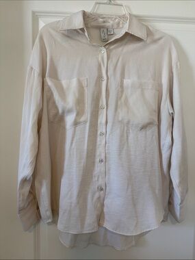 Joie Cream Button-Up Women's Blouse
